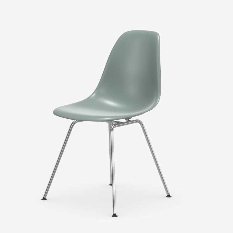 Eames Plastic Side Chair RE DSX - Farbe Hellgrau